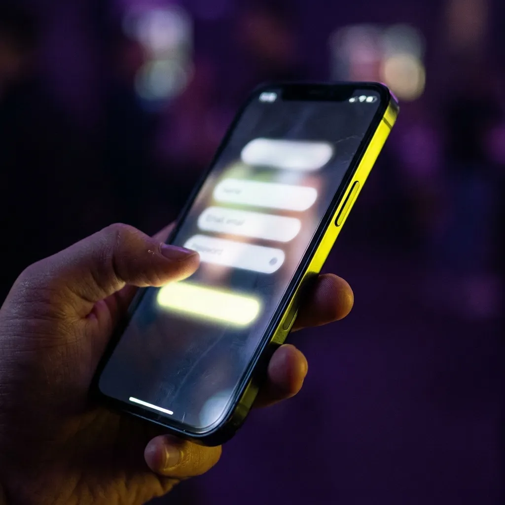 Smartphone registration form